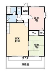 サンライズ住吉の物件間取画像